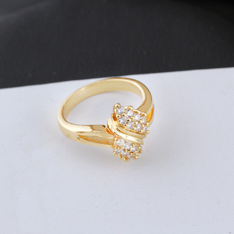 Girls Fashion Zircon Ring