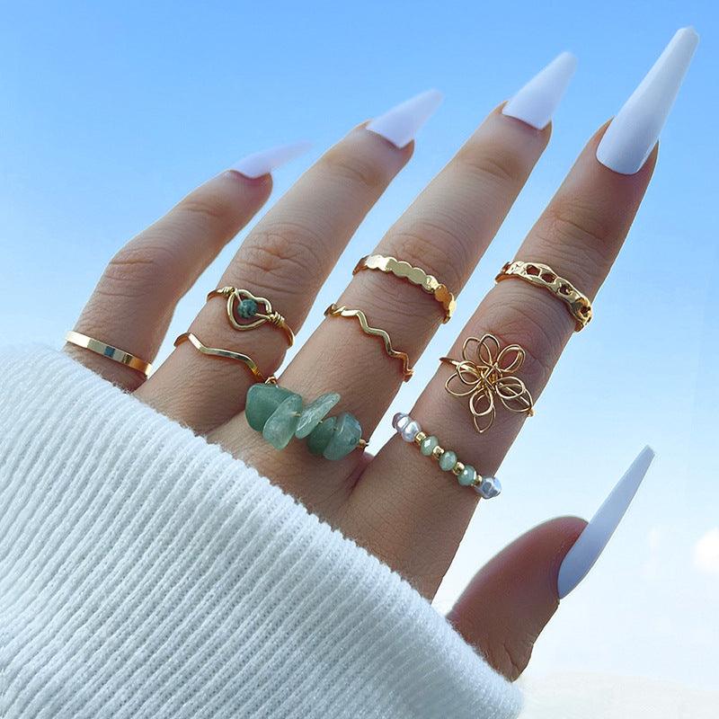Personality Black Gem Ring