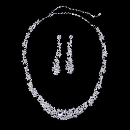 Set of Bridal Diamond necklace set