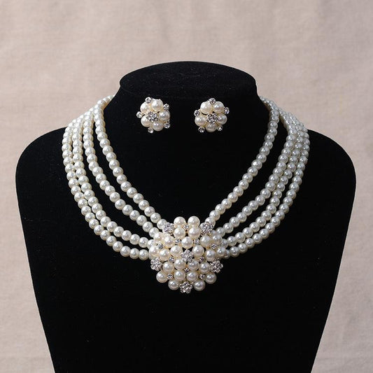 TL060 bridal chain, luxury pearl, flower wedding accessories