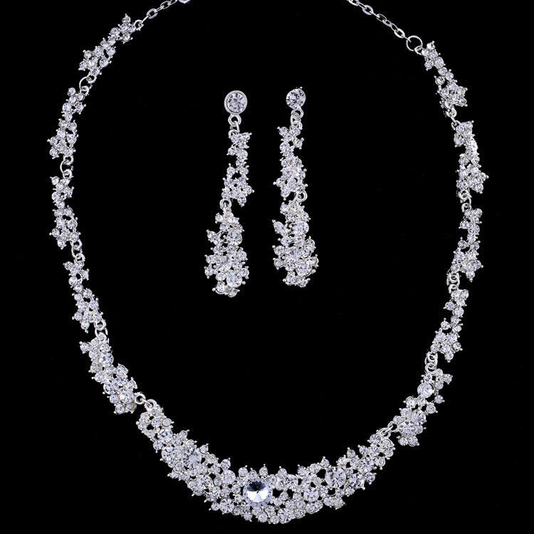 Set of Bridal Diamond necklace set