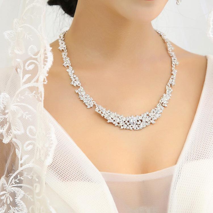 Set of Bridal Diamond necklace set