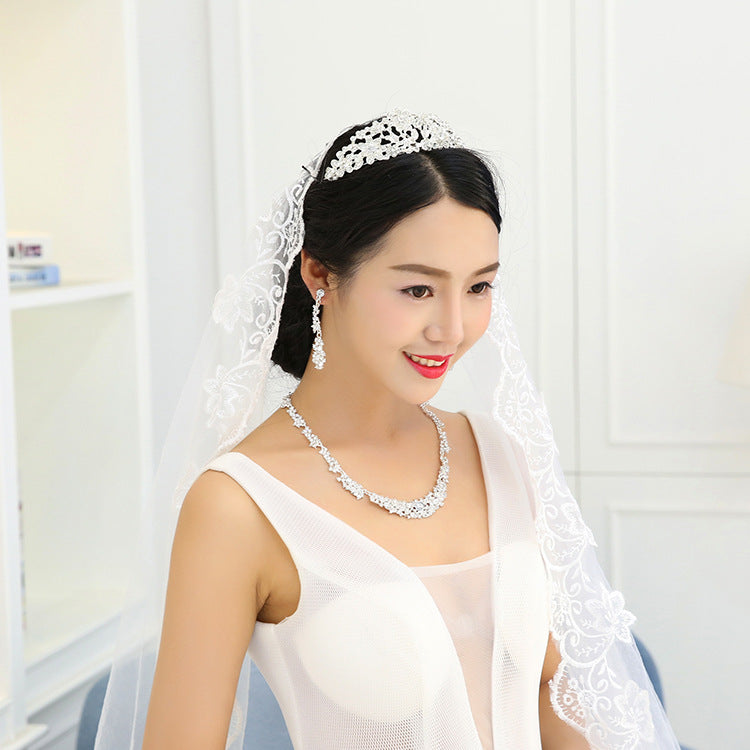 Set of Bridal Diamond necklace set