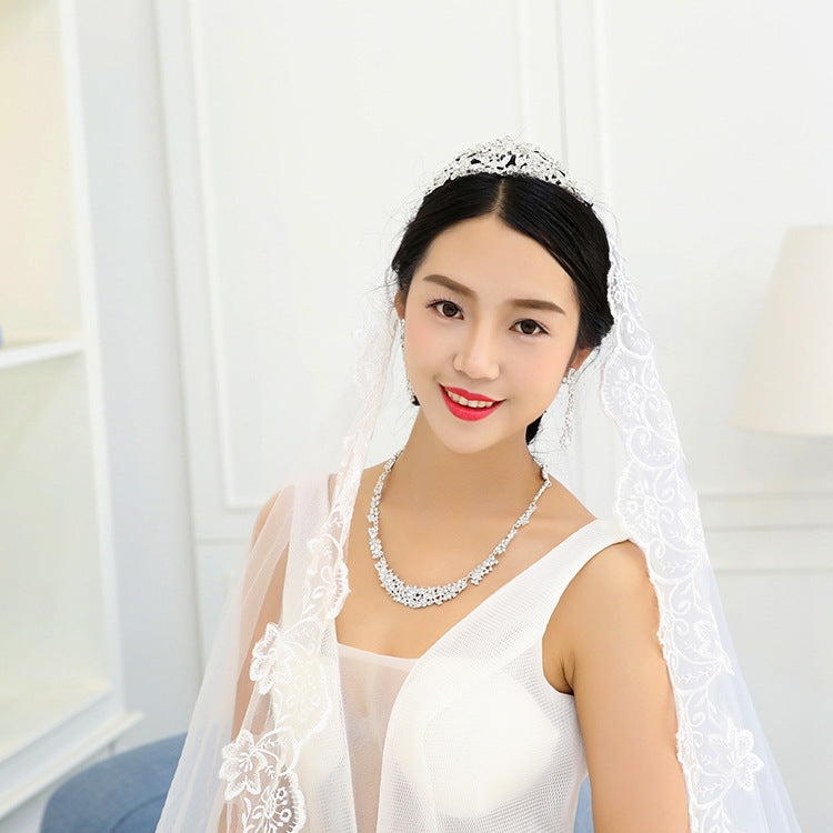 Set of Bridal Diamond necklace set