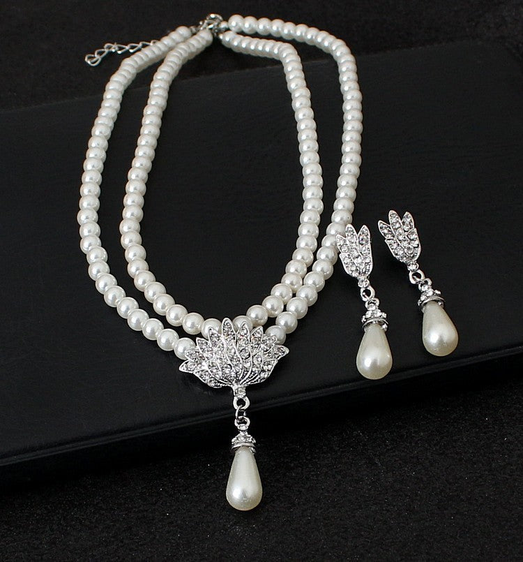 Alloy necklace bride wedding accessories