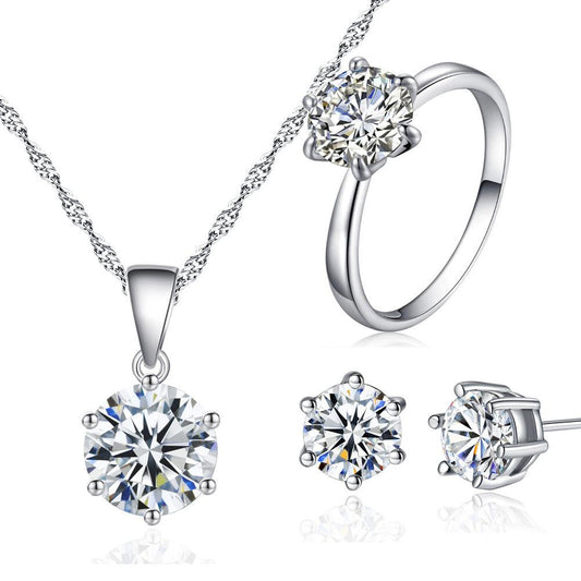 Crystal Fashion Bridal Wedding Jewelry Set