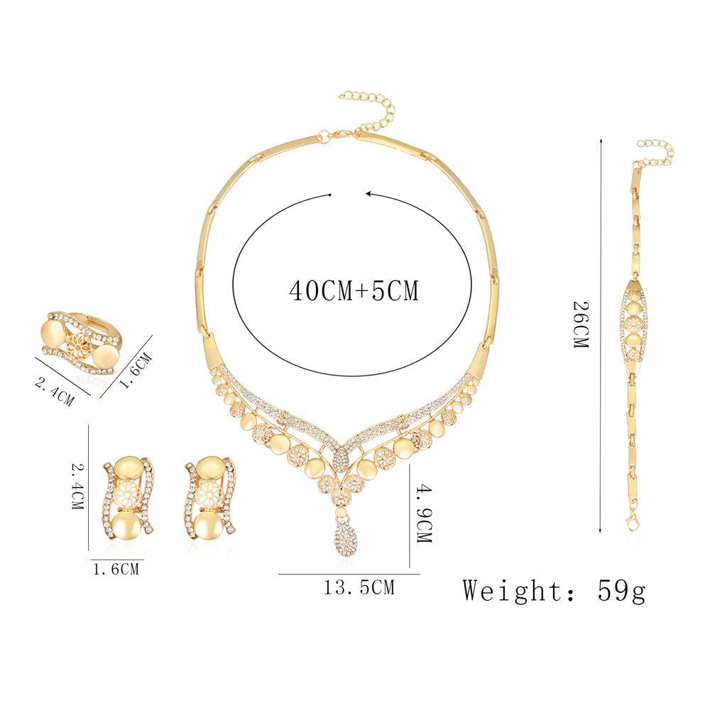 Women's Bridal Jewelry Four Sets
