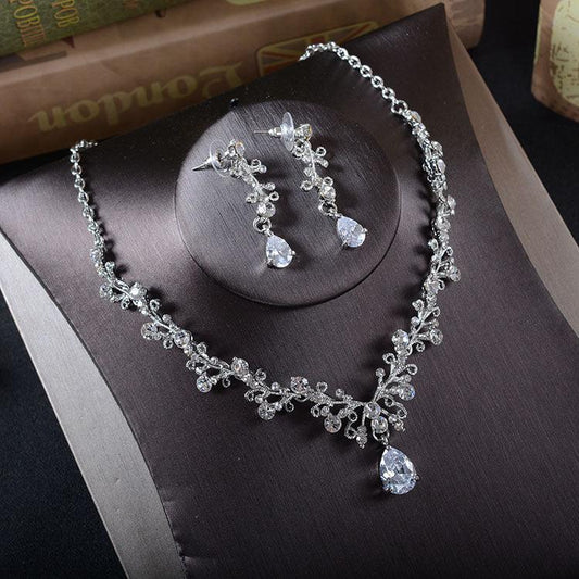 TL205 Bridal Rhinestone bridal jewelry set