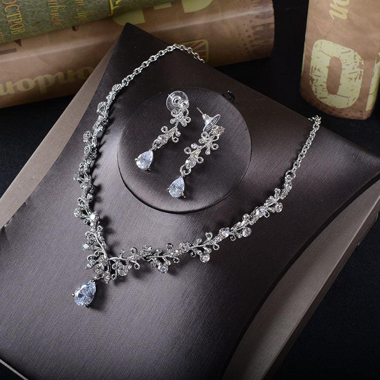 TL205 Bridal Rhinestone bridal jewelry set