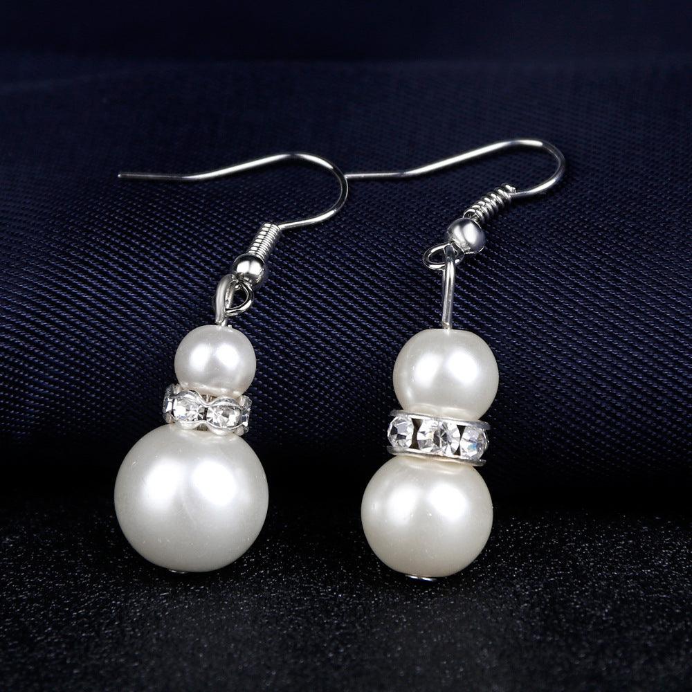 Bridal three piece suit Danbi Pearl Necklace Jewelry.