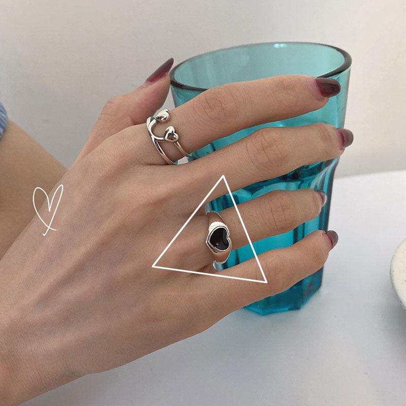 Heart Dollar Smiling Face Ring