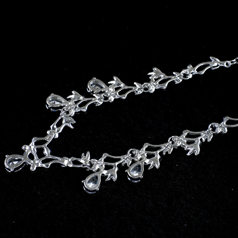 Zircon Bride Wedding Necklace jewelry accessories