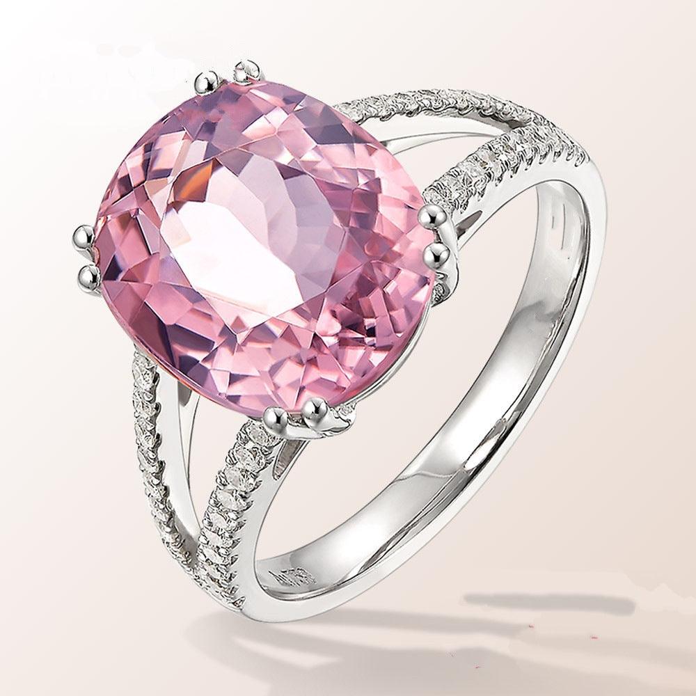 Zhen Rong Inlaid Engagement Rings