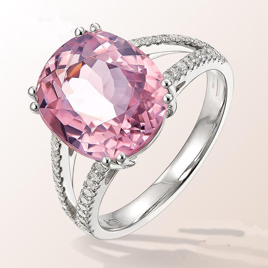 Zhen Rong Inlaid Engagement Rings