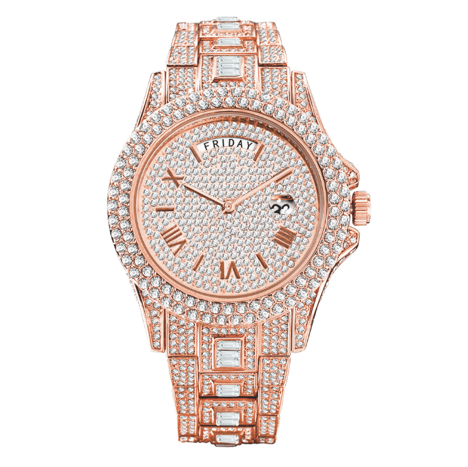 Diamond Studded Luxury Men Watch