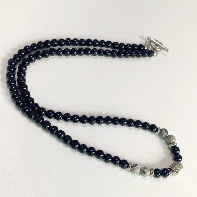Black Pearl Vintage Stainless Steel