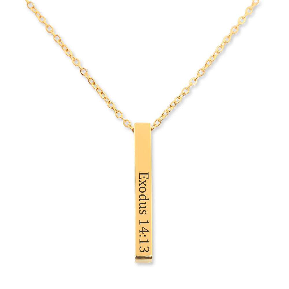Engravable Bible Verse Necklace