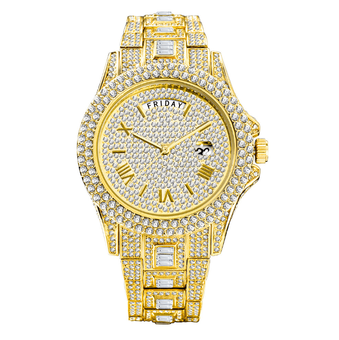 Diamond Studded Luxury Men Watch