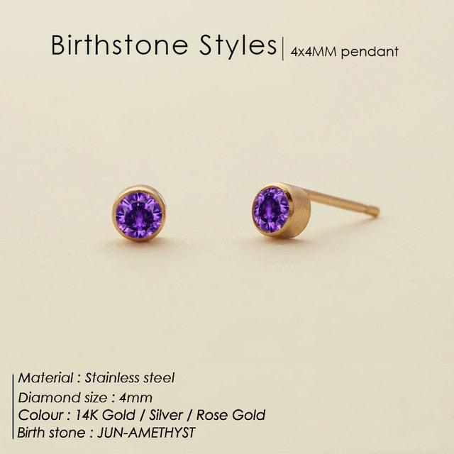 Fashion 12 Crystal Stud Earrings