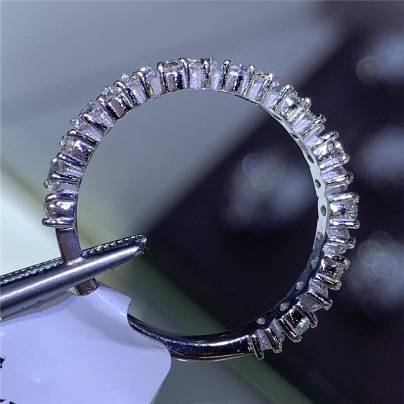 Luxury Inlaid Waterdrop Rhinestone Rings