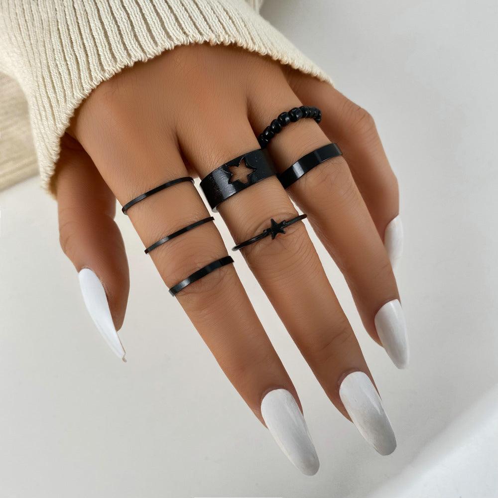 White Pearl Rice Bead Ring