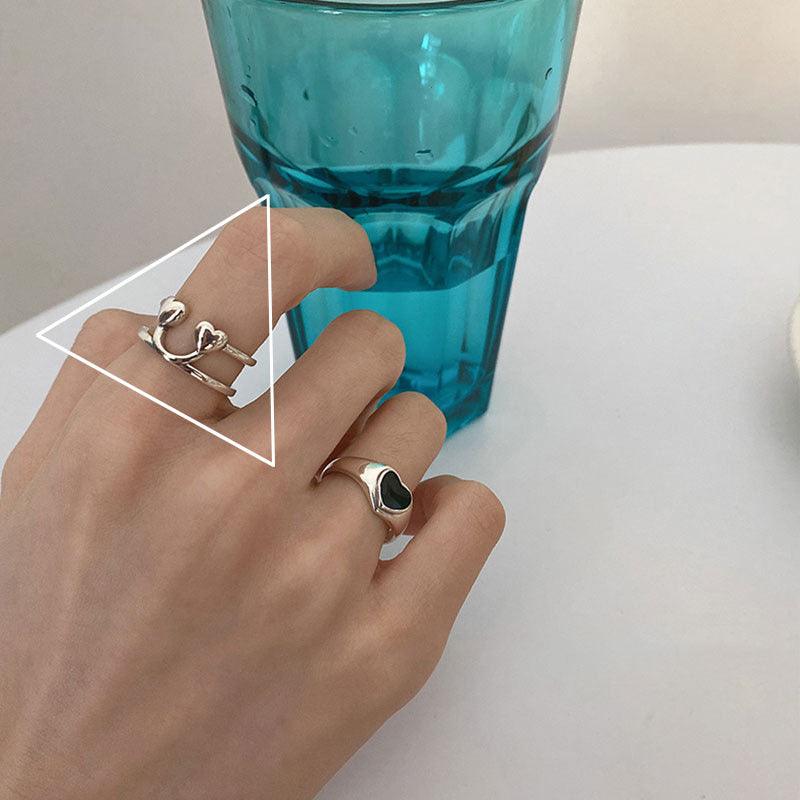 Heart Dollar Smiling Face Ring