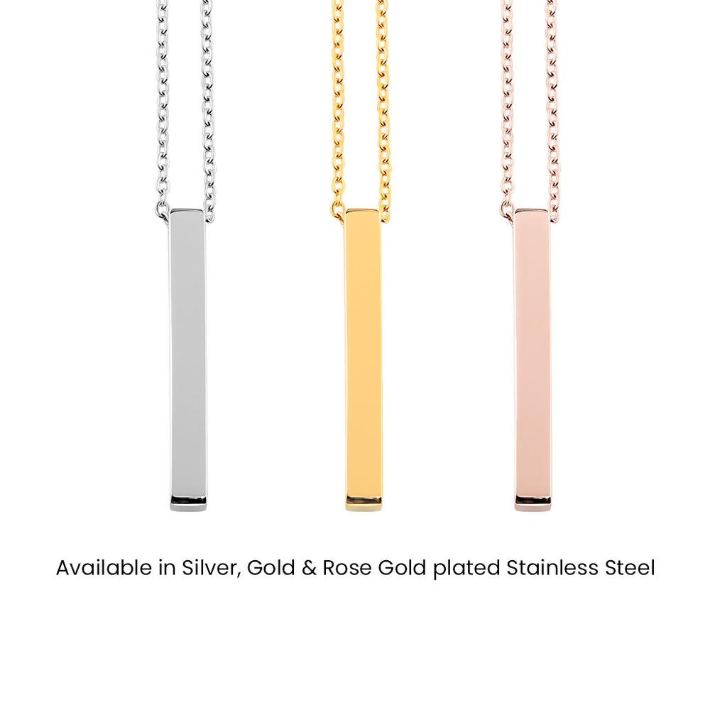 Custom Date Engravable Necklace