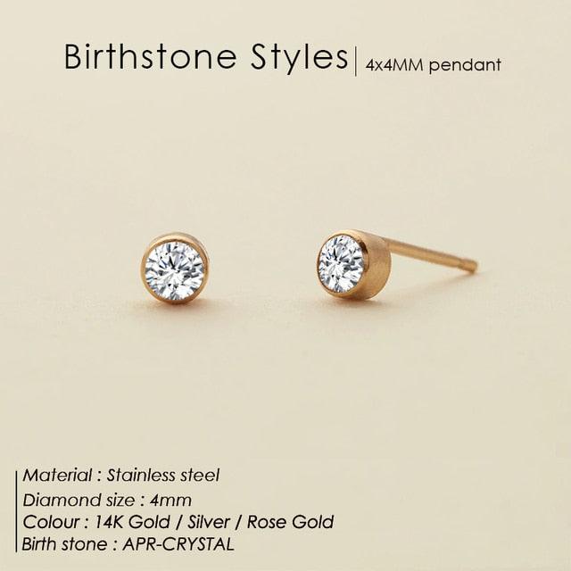 Fashion 12 Crystal Stud Earrings