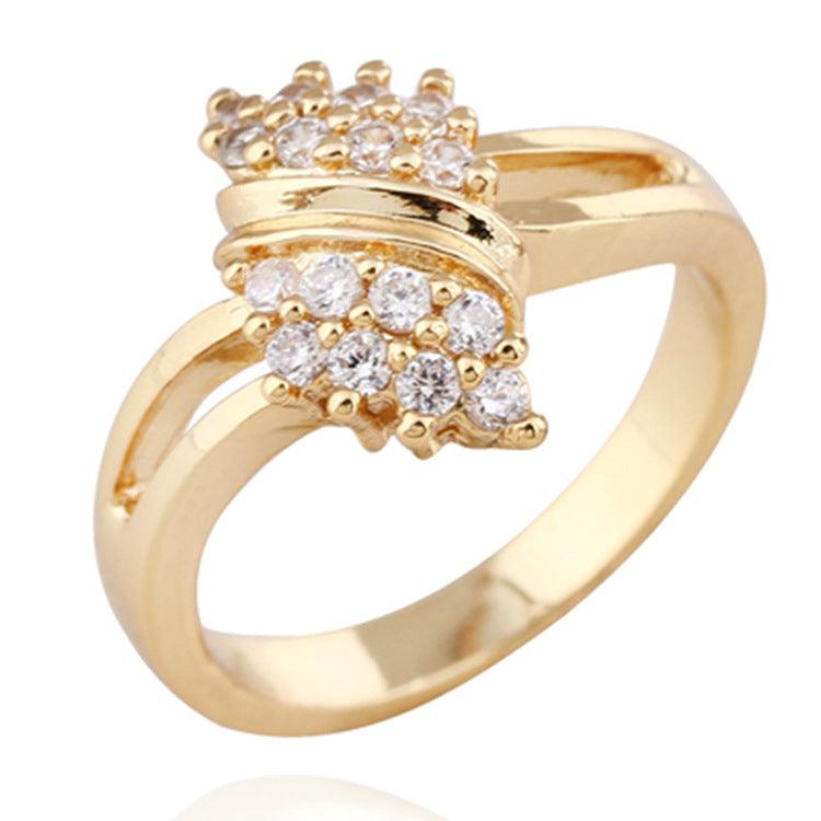 Girls Fashion Zircon Ring