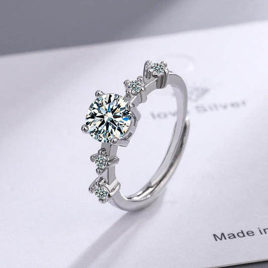 Zirconium Diamond Ring Mouth Special Design