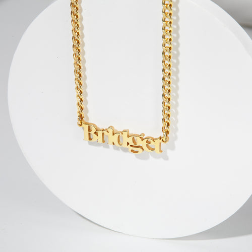 Customable Figaro Chain Necklace