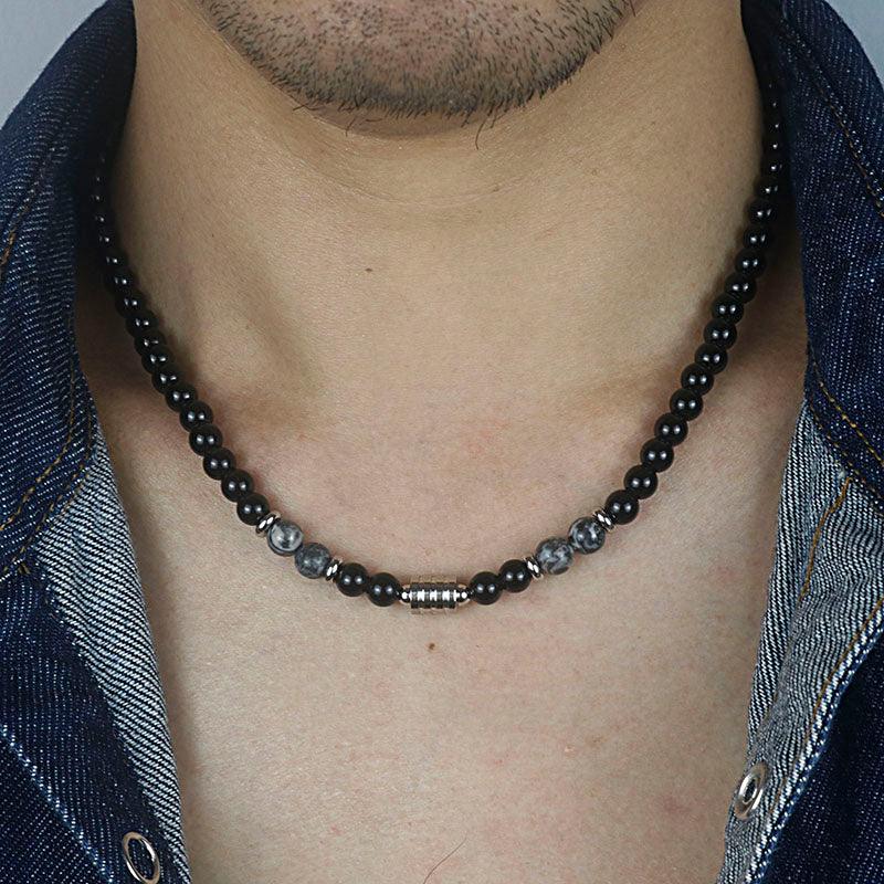Black Pearl Vintage Stainless Steel