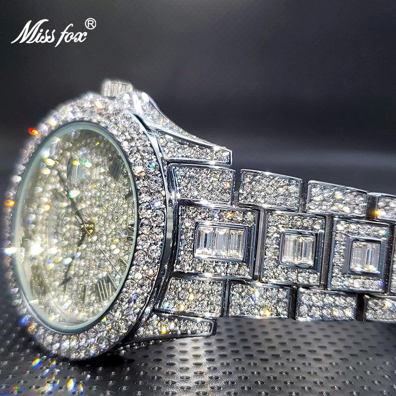 Diamond Studded Luxury Men Watch