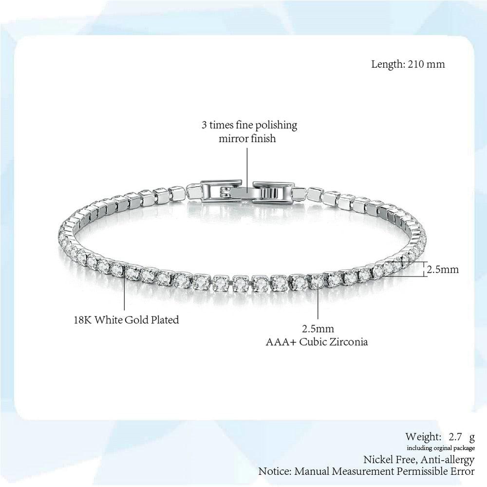 Women Tennis Bracelet