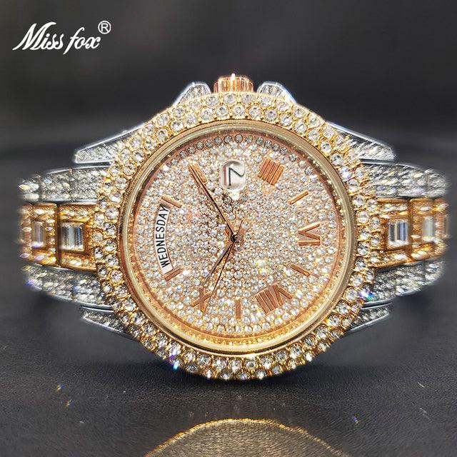 Diamond Studded Luxury Men Watch