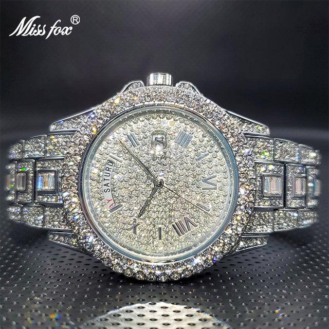 Diamond Studded Luxury Men Watch