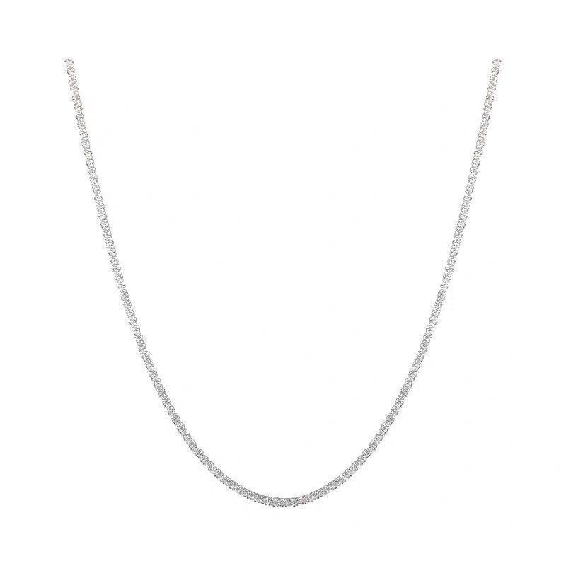 Sparkling Clavicle Chain Necklace