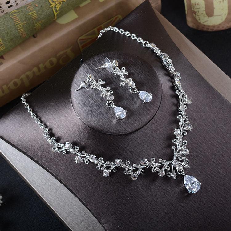TL205 Bridal Rhinestone bridal jewelry set