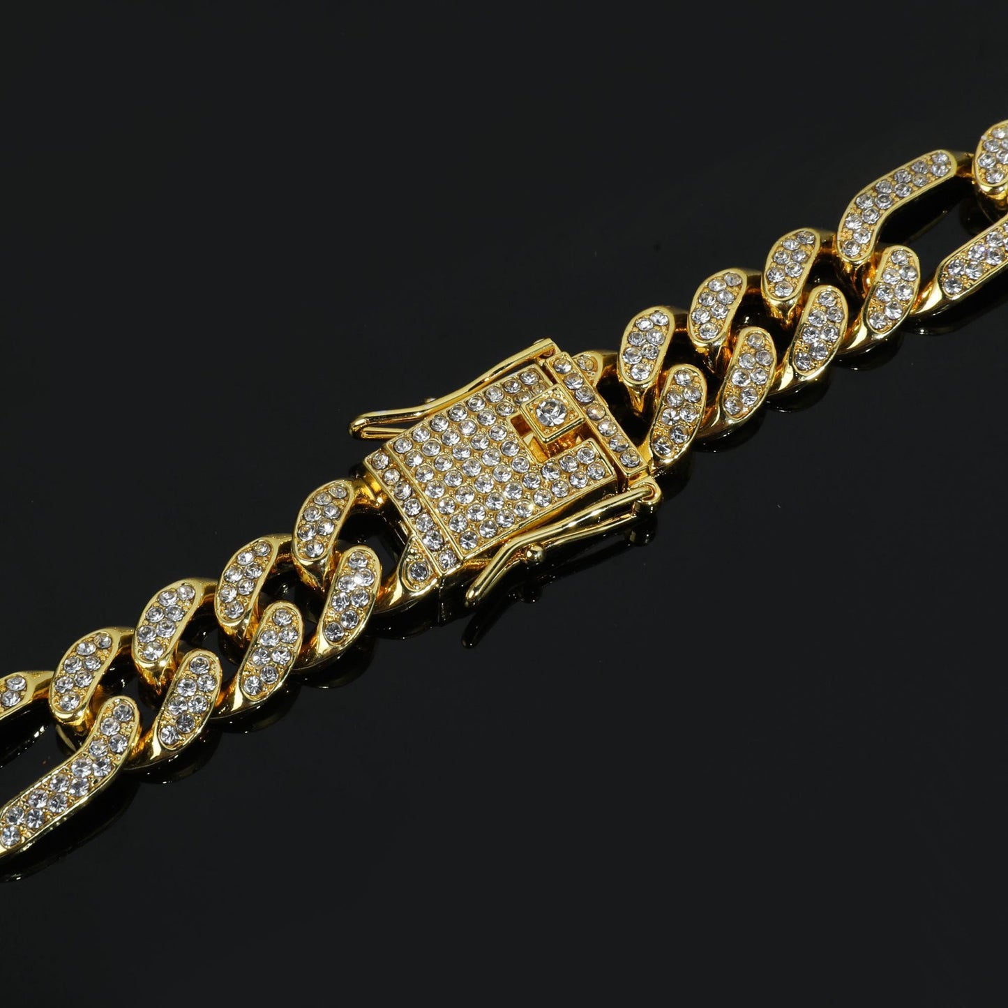 18k Cuban Link - Figaro Trendy Cool Style Necklace