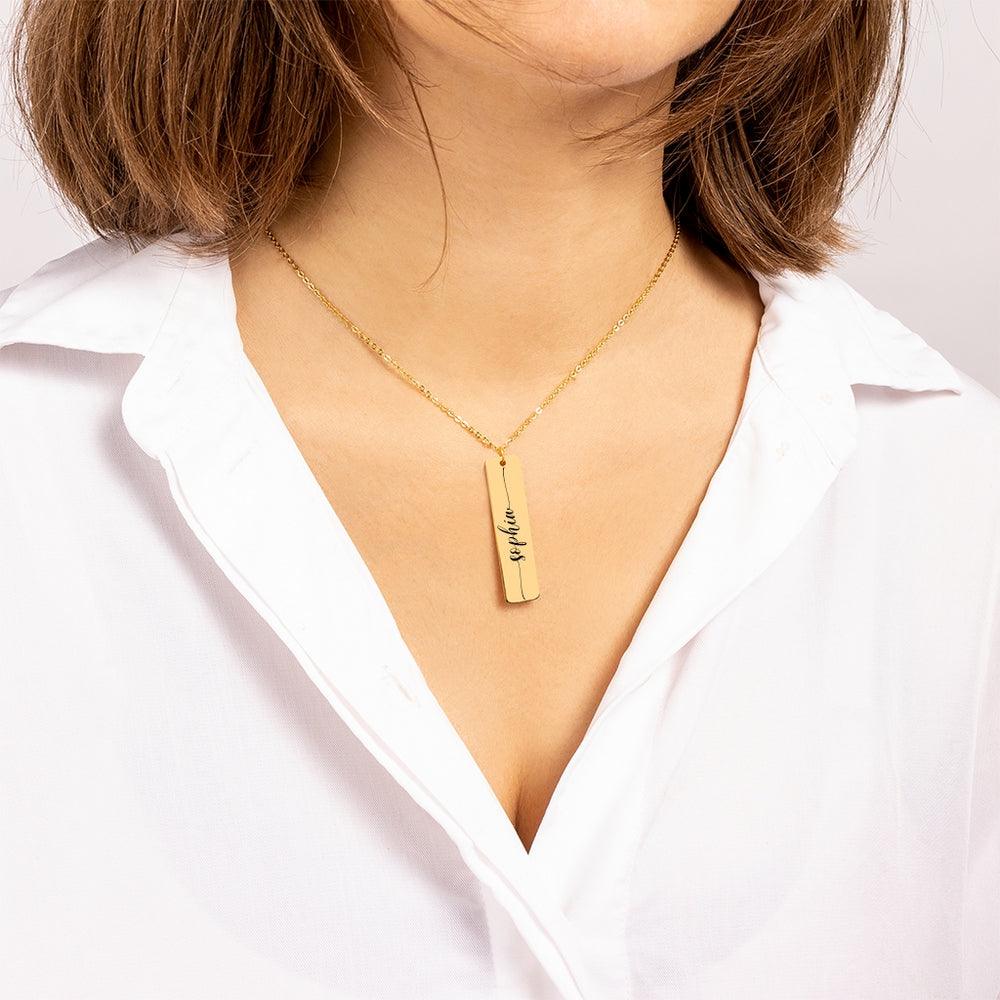 Customable Name Engravable Necklace