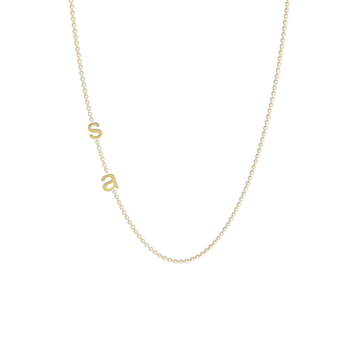 Custom 14KT Initial Necklace