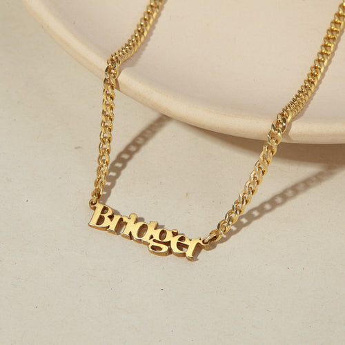 Customable Figaro Chain Necklace