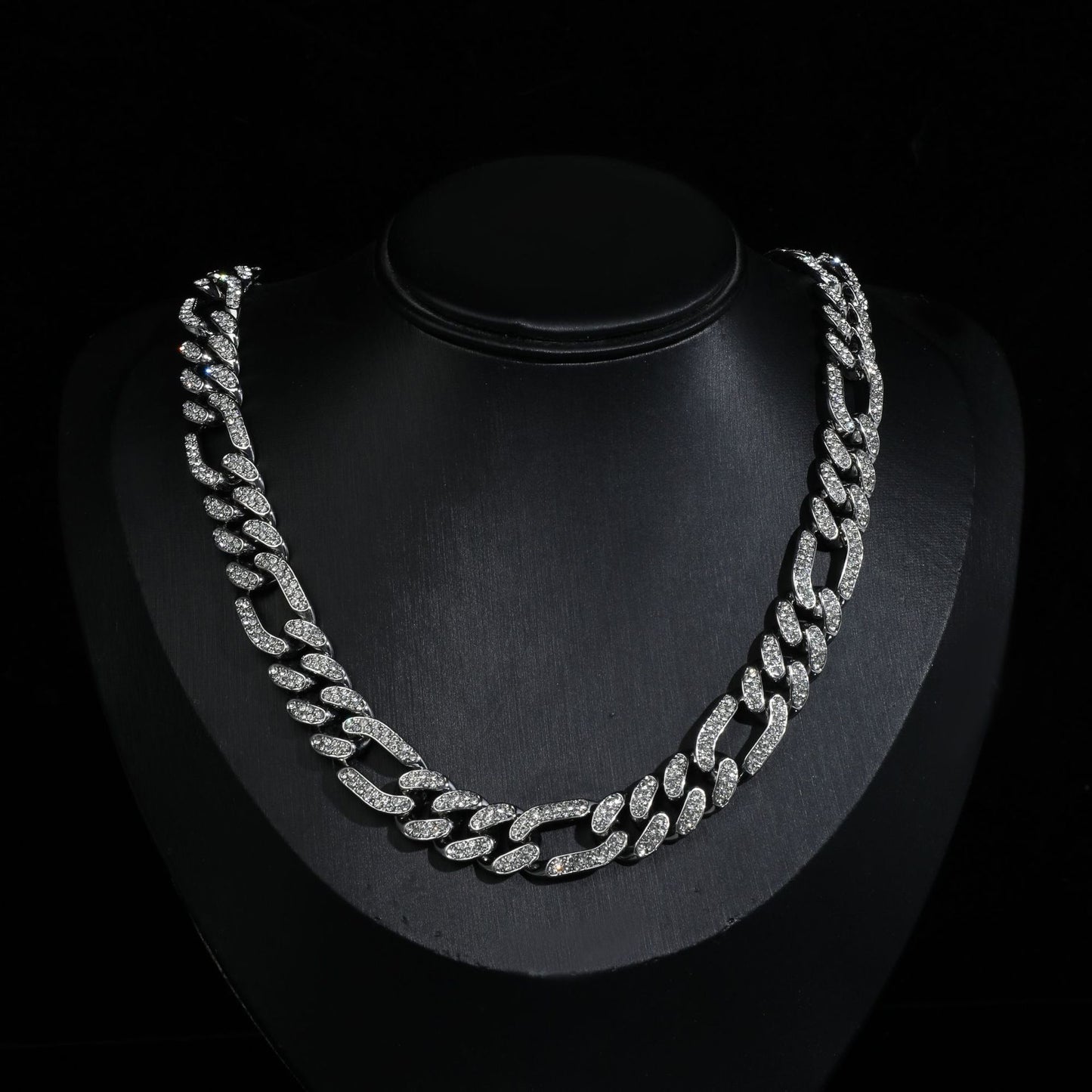18k Cuban Link - Figaro Trendy Cool Style Necklace