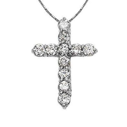Faith Cubic Zirconia Cross Necklaces