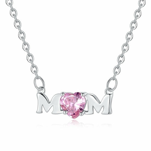 Mom Necklace Heart Circle Of Love