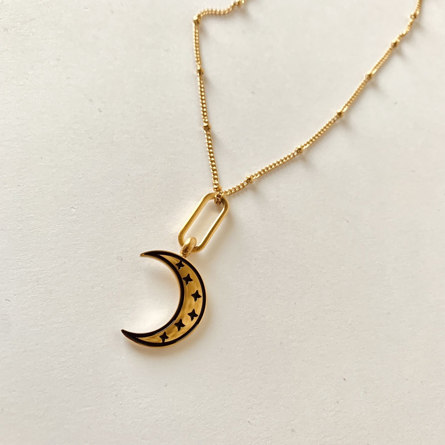 Selene Crescent Moon Necklace