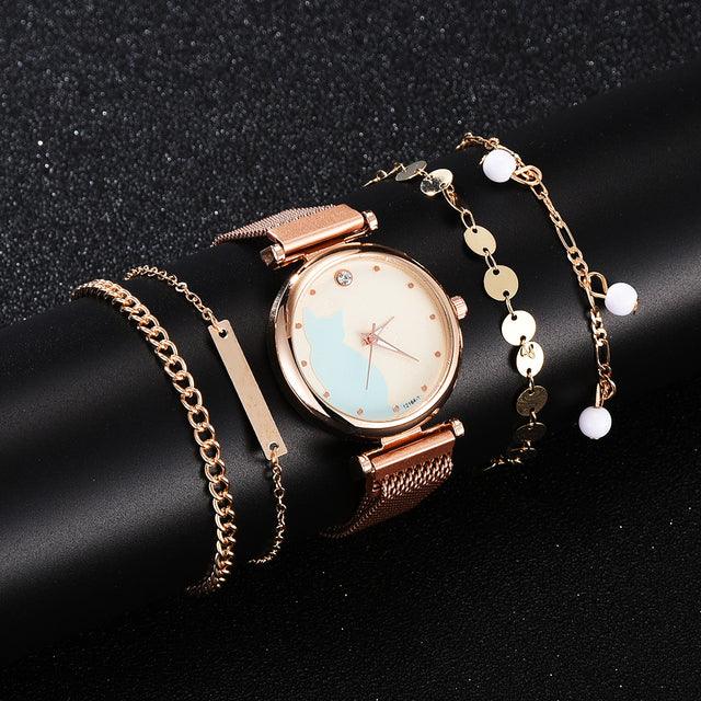 Fashionable Watch Set for Women